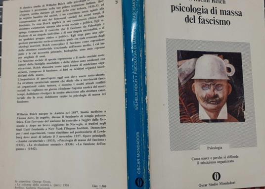 Psicologia di massa del fascismo - Wilhelm Reich - copertina