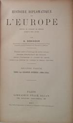 Histoire diplomatique de l'Europe