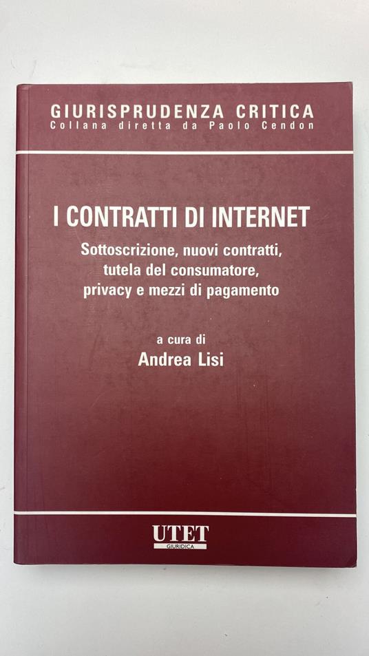 I contratti di internet - copertina