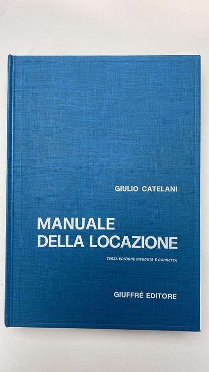 Manuale della locazione - Giulio Catelani - copertina