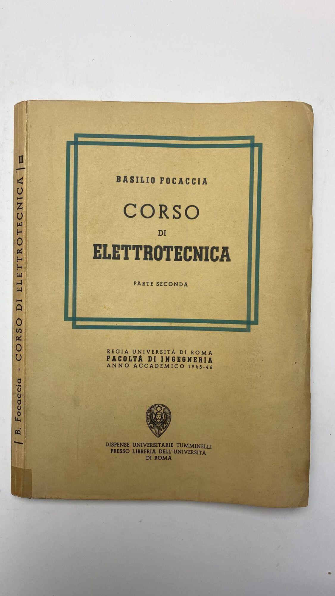 Corso di elettrotecnica (3 volumi)