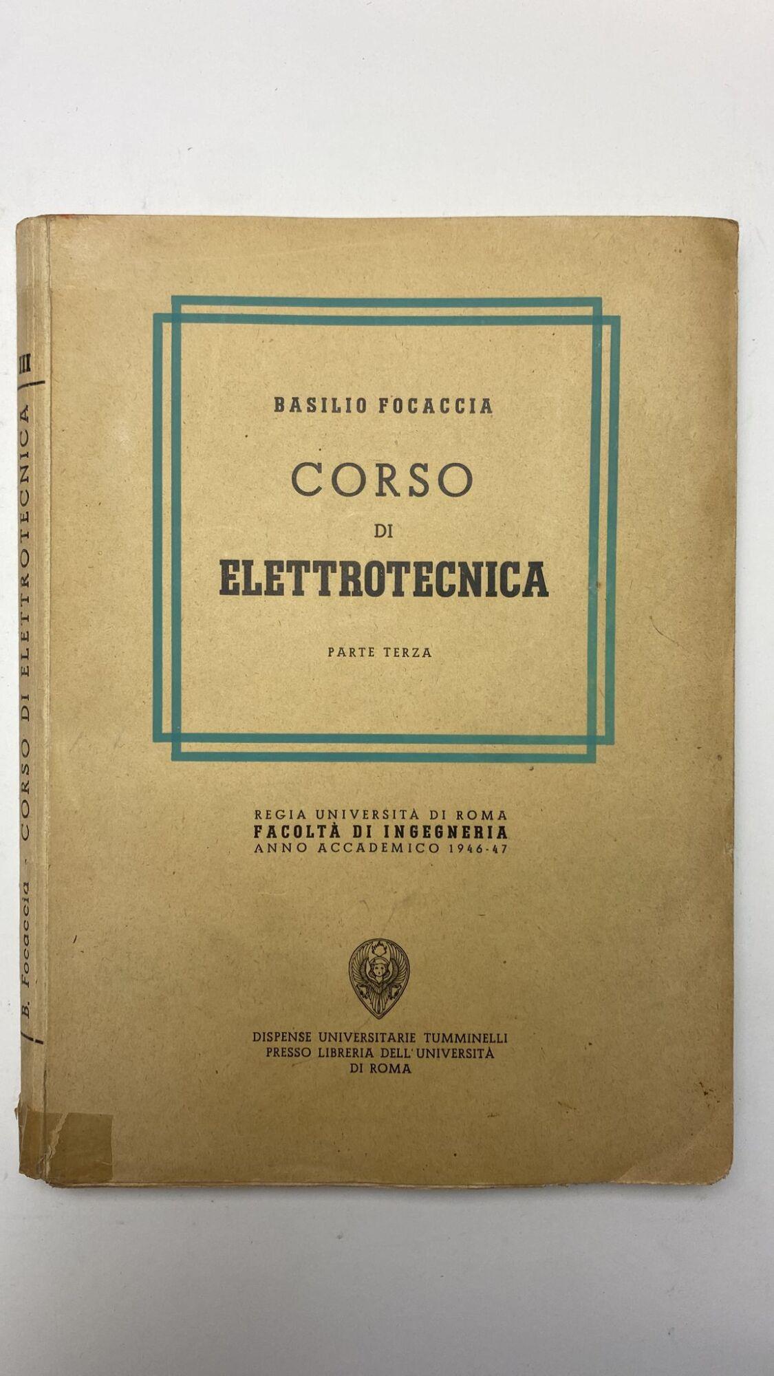 Corso di elettrotecnica (3 volumi)