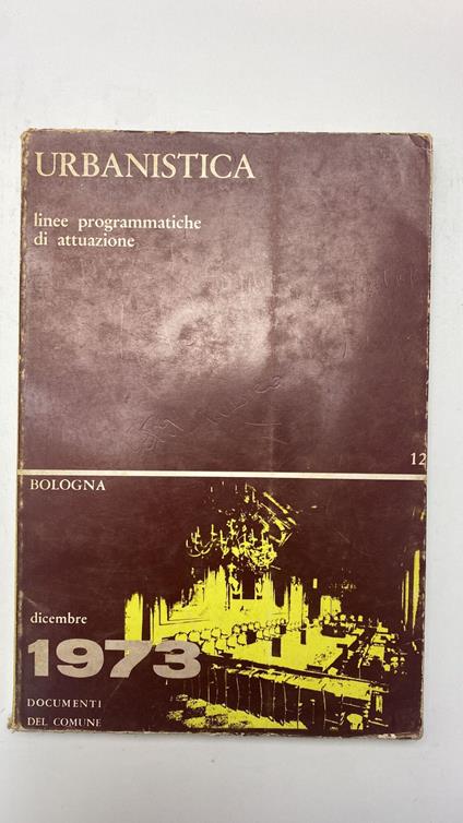 Urbanistica. Linee programmatiche di attuazione - copertina
