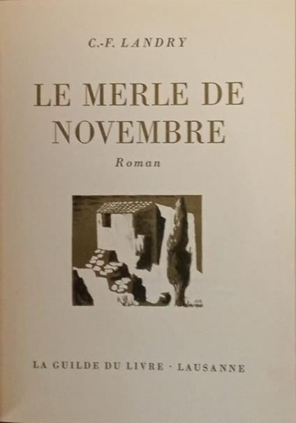 Le Merle de novembre - copertina