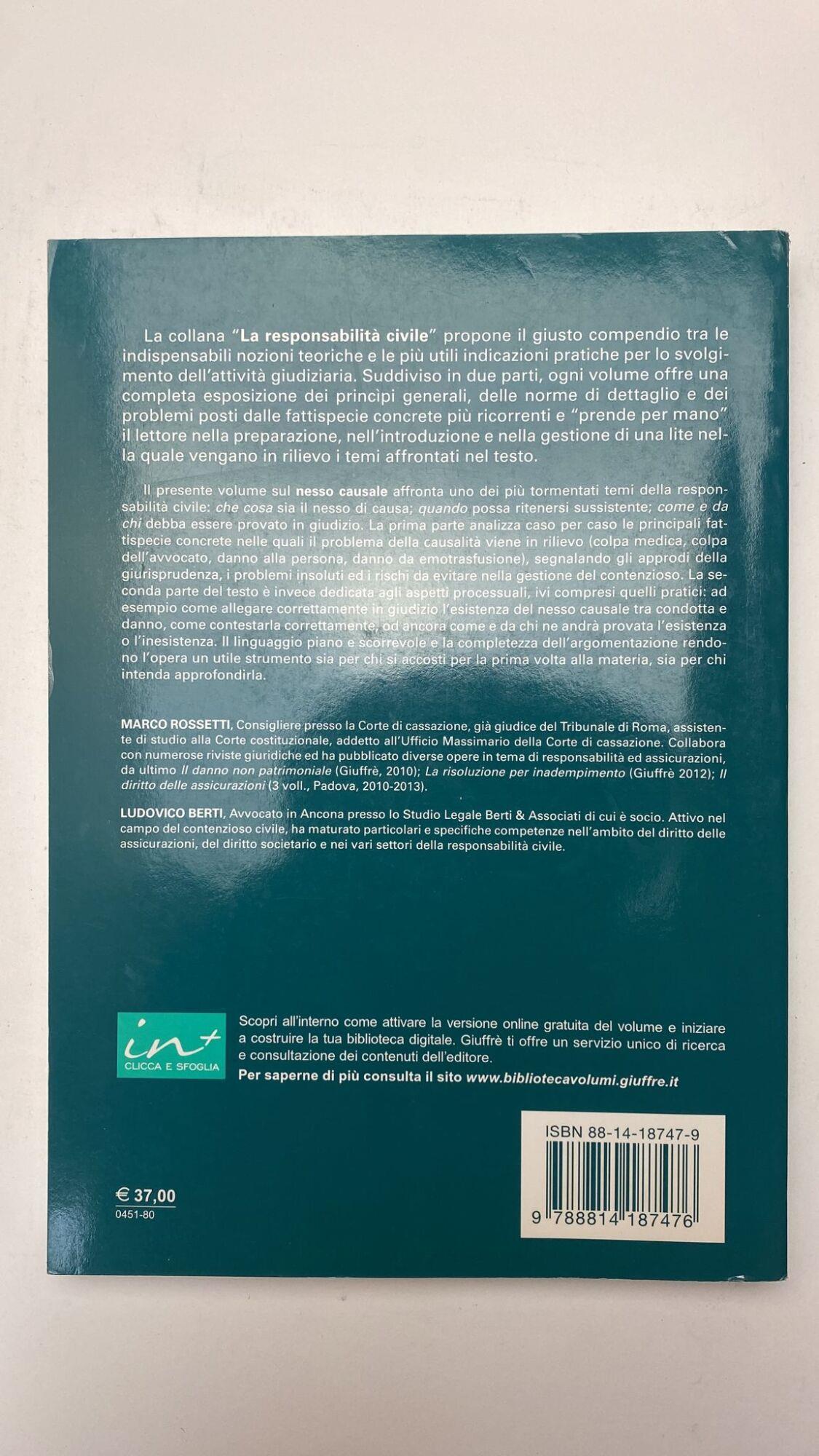 Nesso di causalità in responsabilità civile