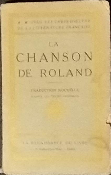 La chanson de Roland - copertina