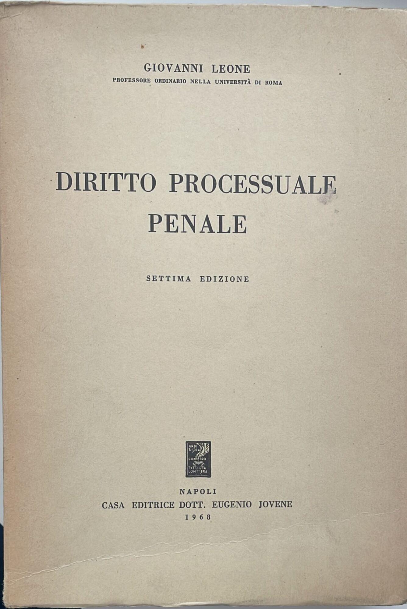 Diritto processuale penale