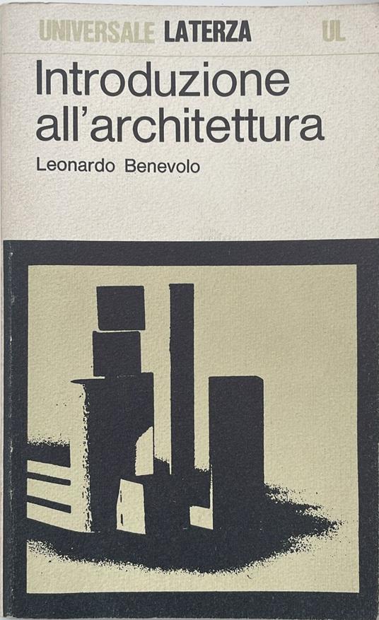 Introduzione all'architettura - Leonardo Benevolo - copertina