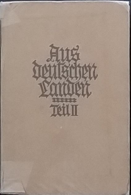 Aus deutschen Landen - copertina