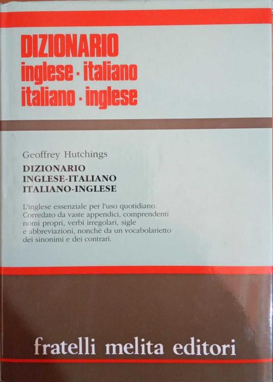 Dizionario inglese-italiano, italiano-inglese - copertina