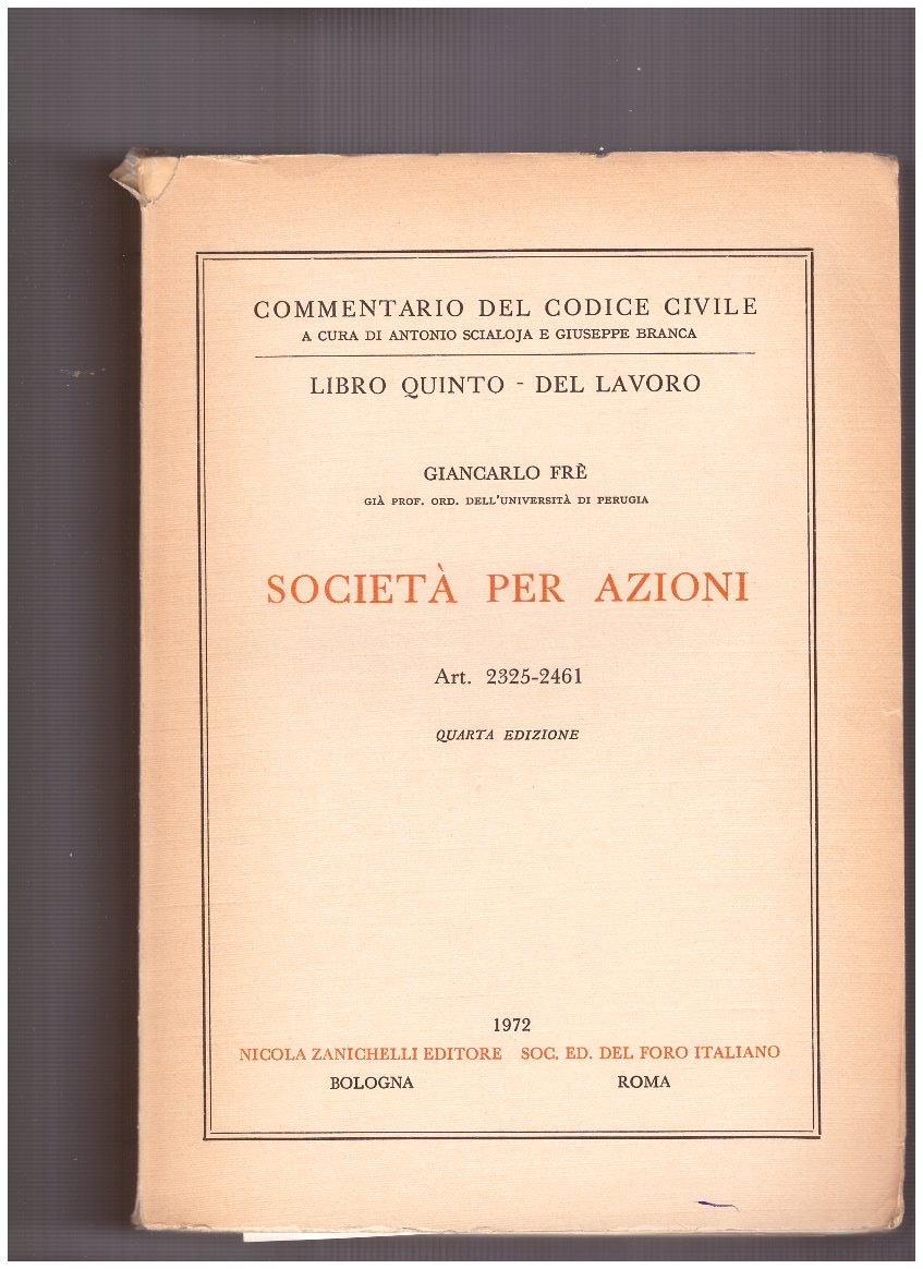 Società per azioni Libro Quinto Art. 2325-2461