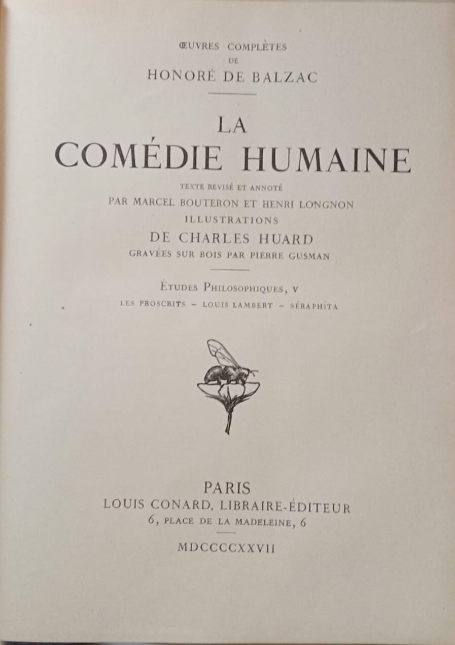 La Comèdie Humaine. Les Proscrits