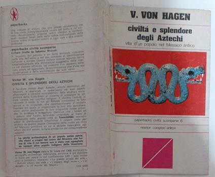 Civiltà e splendore degli Aztechi - Victor von Hagen - copertina