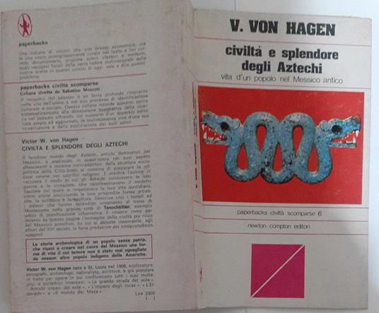 Civiltà e splendore degli Aztechi - Victor von Hagen - copertina