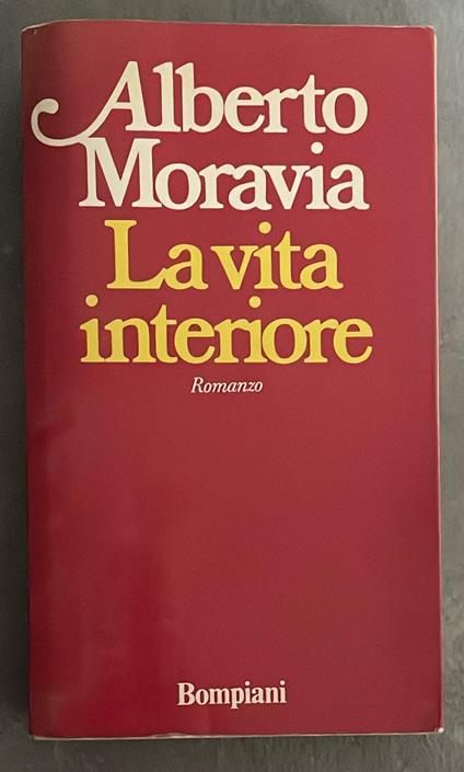 La vita interiore - Alberto Moravia - copertina