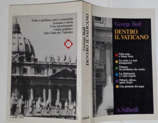 Dentro il Vaticano - George Bull - copertina