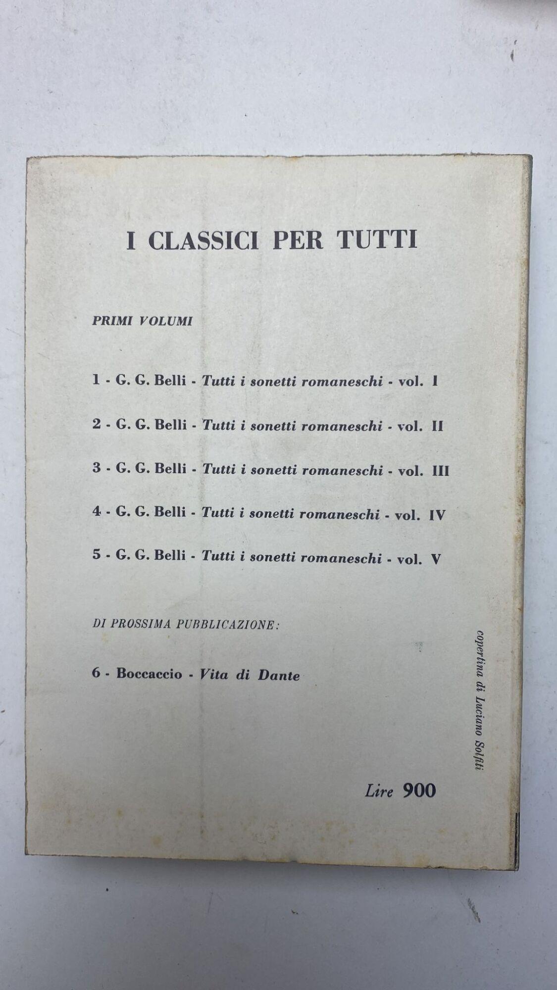 Tutti i sonetti romaneschi. 2 volumi