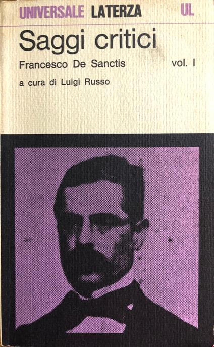 Saggi critici. Vol. I - Francesco De Sanctis - copertina