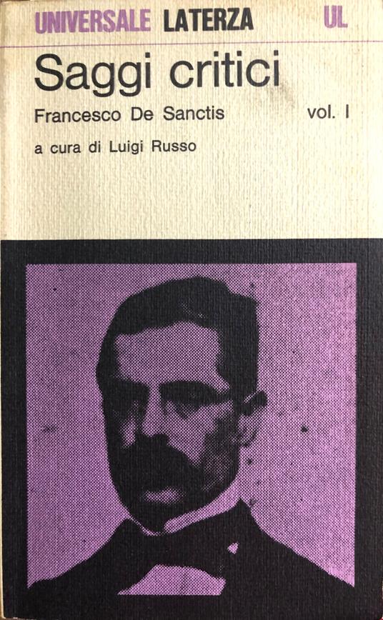 Saggi critici. Vol. I - Francesco De Sanctis - copertina