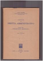Corso di diritto amministrativo Volume Terzo L'organizzazione amministrativa