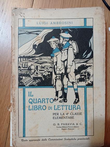 Il quarto libro di lettura - Luigi Ambrosini - copertina