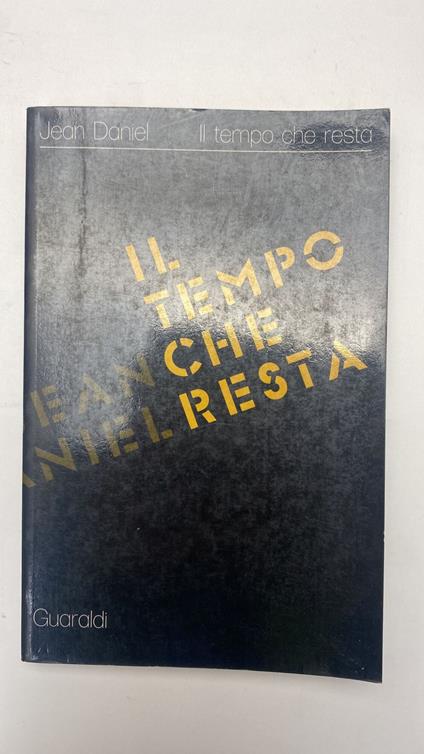 Il tempo che resta - Jean Daniel - copertina