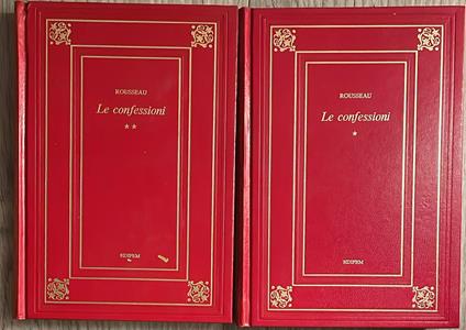 Le confessioni. 2 volumi - Jean-Jacques Rousseau - copertina