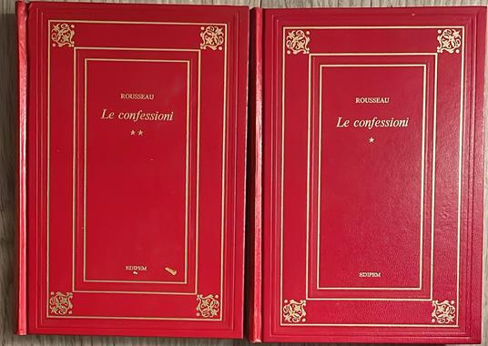 Le confessioni. 2 volumi - Jean-Jacques Rousseau - copertina