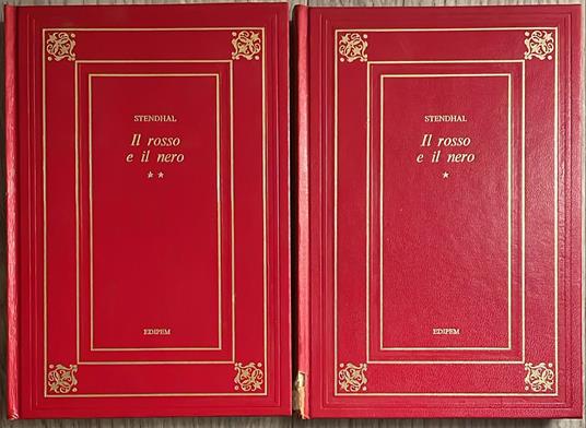 il rosso e il nero. 2 volumi - Stendhal - copertina