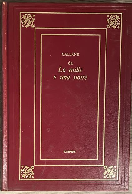 Le mille e una notte - Antoine Galland - copertina