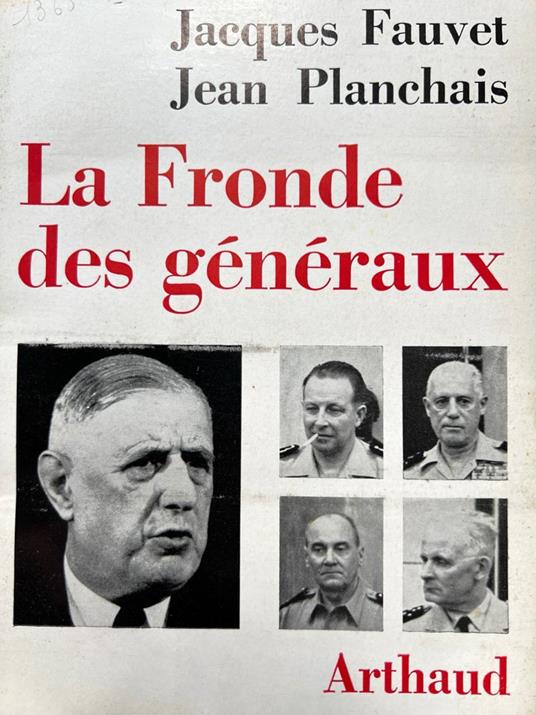 La Fronde des generaux - copertina