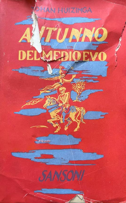 Autunno del Medio Evo - Johan Huizinga - copertina