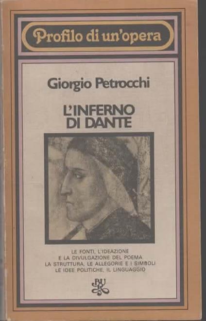 L' inferno di Dante - Giorgio Petrocchi - copertina