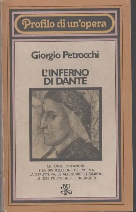 L' inferno di Dante - Giorgio Petrocchi - copertina