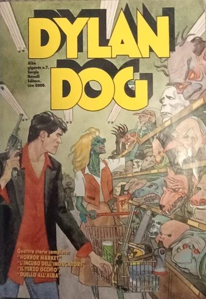 Dylan Dog. Quattro storie complete. Albo gigante n° 7, periodico annuale novembre 1998 - copertina