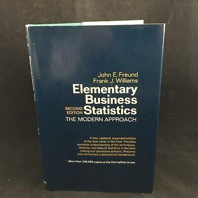 Elementary Business Statistics: The Modern Approach - copertina