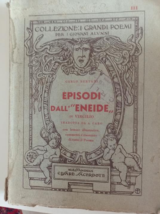 Episodi tradotti dall'"Eneide" - Publio Virgilio Marone - copertina
