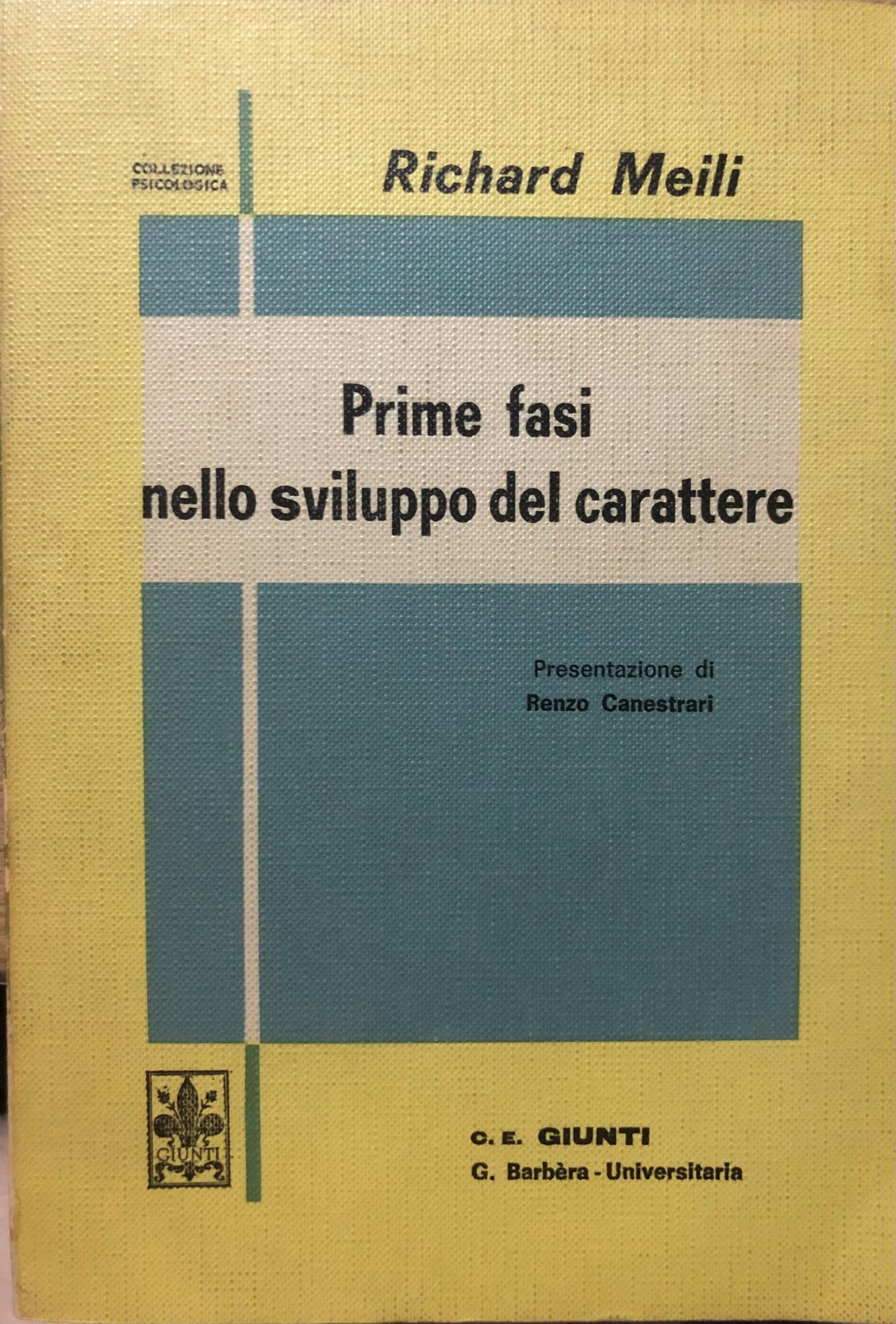 Prime fasi nello sviluppo del carattere