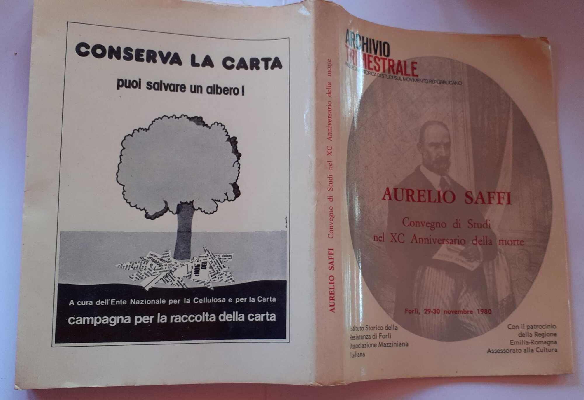 Aurelio Saffi. Convegno di Studi nel XC Anniversario della morte. N4