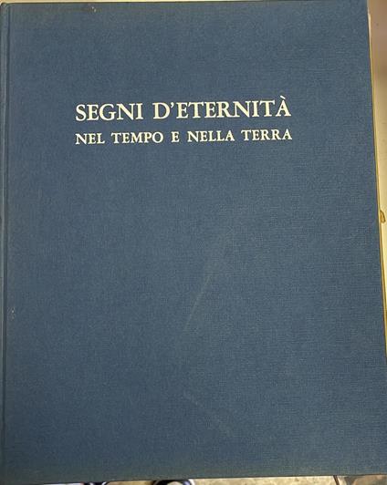 Segni d'eternità nel tempo e nella terra - copertina