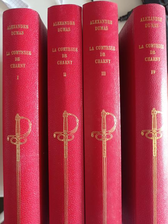 La Comtesse de Charny (4 Volumi) - Alexandre Dumas - copertina