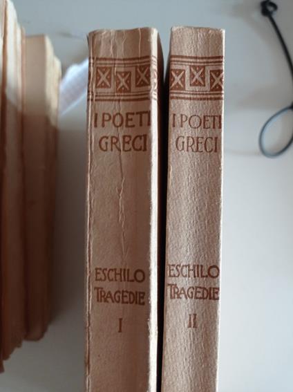 Tragedie Vol. 1 e 2 - Eschilo - copertina