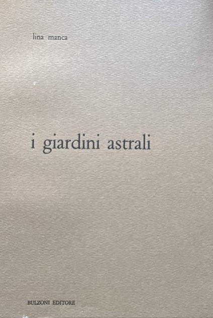 I giardini astrali - copertina