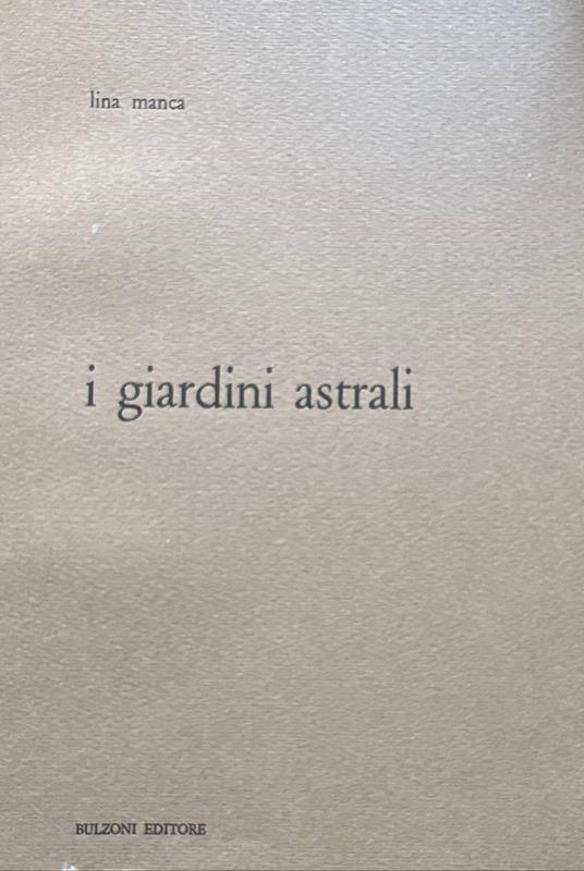I giardini astrali - copertina
