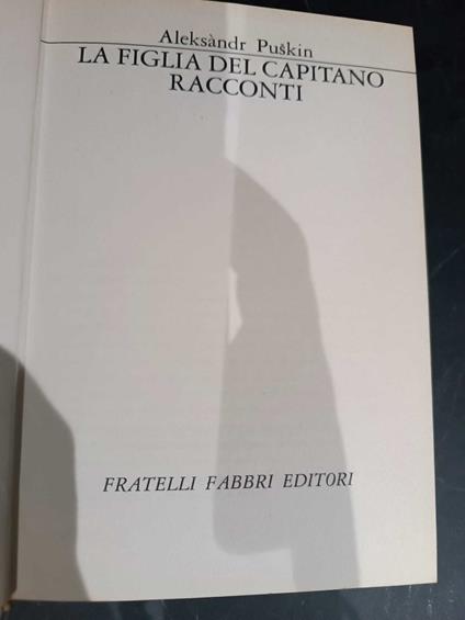 La Figlia Del Capitano I Racconti - Aleksandr Puskin - copertina