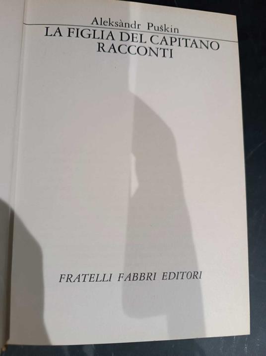 La Figlia Del Capitano I Racconti - Aleksandr Puskin - copertina