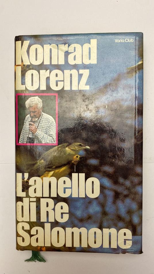 L' anello di Re Salomone - Konrad Lorenz - copertina