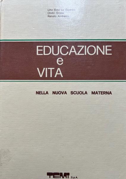 Educazione e vita nella nuova scuola materna 5 - copertina