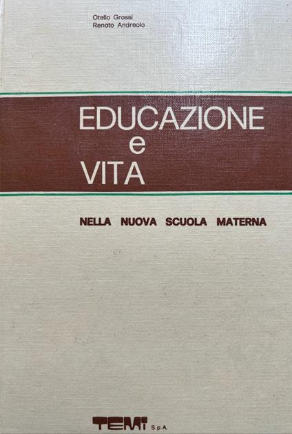 Educazione e vita nella nuova scuola materna 7 - copertina