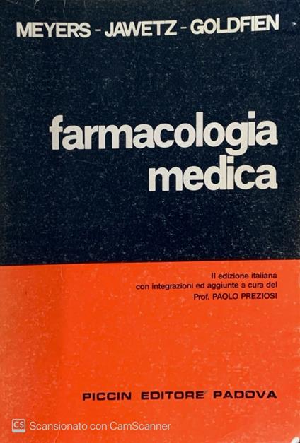 Farmacologia medica - copertina